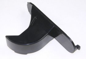 Flap - C00265732 482000030791 Upper Hinge Cover Left Shiny Black [Whirlpool Indesit]