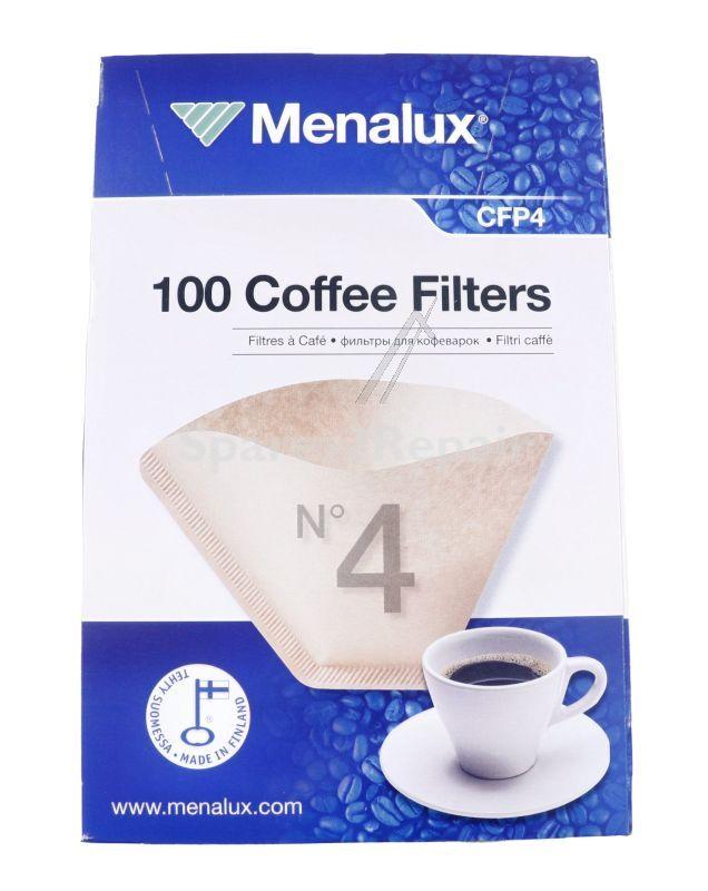 Coffee Filter - Cfp4 9002563147 Cfp4 Coffee Fltr (1x4) 100pcs [Electrolux Aeg]