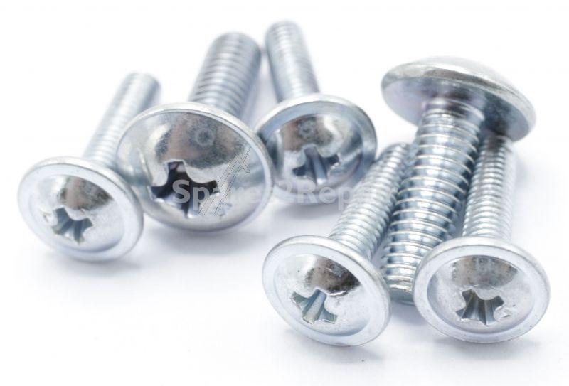 Vestel Screw - 23620983 Det std_24_rysb M4*12_6pcs_slv_(e-50