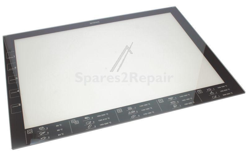 Door Panel - 140058296025 Door Glass 524x402mm [Electrolux Aeg]