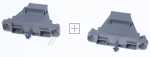 Elica Fixings And Brackets - 3050dc Bracket Dx Support Guide Lower Part Dx Black V0