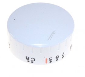Button - C00040917 482000026414 Timer Knob White 27 [Whirlpool Indesit]