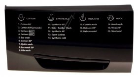 Detergent Dispenser Cover - 42126346 Det draw cov bush Qa2(f721qb) [Vestel]