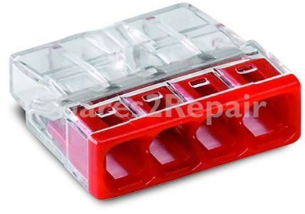 Wago Terminal Strip - Wago Standard Terminal Block 25 Pcs Vpe FÜr 4-conductors 0,5-2,5mm²