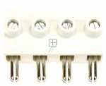Junction Block - 8014419 Plug 4 Poles White [Amica]