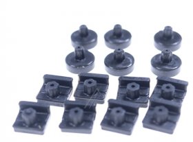 Rubber Stop - 4055838793 Kit Buffer Grid 14pcs [Electrolux Aeg]