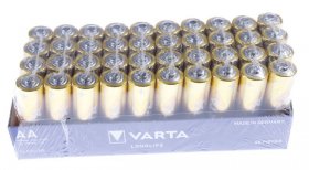 Varta Aa - Battery - Lr6 04106 101 394 1 5v Alkaline Aa 40-pack Longlife