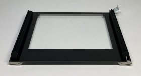 Glass Plate For Oven - 5610446089 Front Glass lower Oven stainle [Electrolux Aeg]