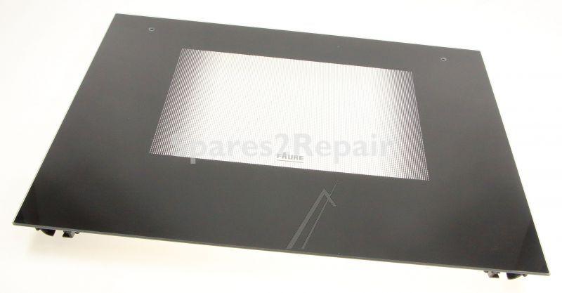 Oven outer Door - 3428411288 Front Glass Faure White [Electrolux Aeg]