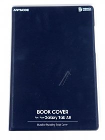 Samsung Leather Bag Gsm - Gp-fbx205amabw Samsung Anymode Book Cover For Tab A8