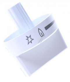 Control Knobs - 140198887048 Knob Gas White [Electrolux Aeg]