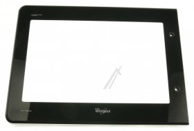 Oven Door - C00467519 482000013364 Door Frame Outer Assembly Bl [Whirlpool Indesit]