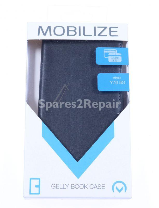 Mobilize Leather Bag Gsm - 28314 Mobilize Classic Gelly Wallet Book Case Vivo Y76 5g Black