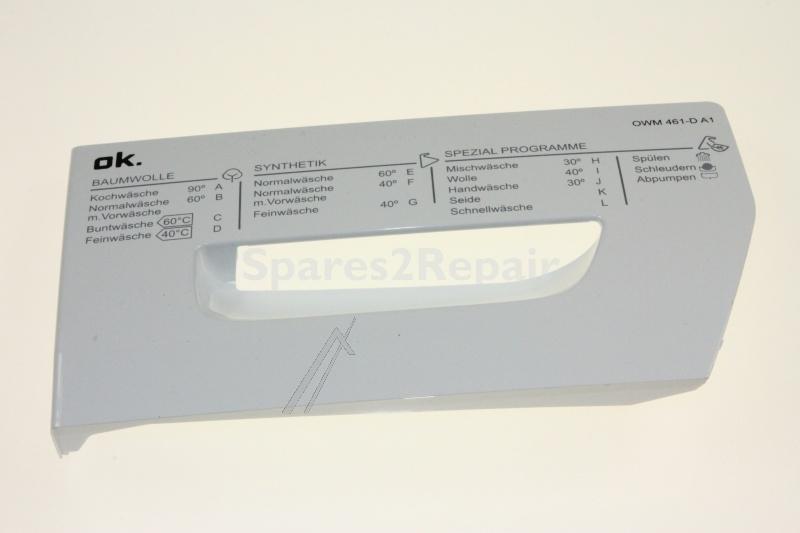 Detergent Dispenser Cover - Det draw cov ok Srgf Jv441232(owm 461-d [Vestel]