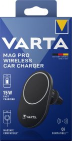 Varta Capstan Mounting - Kfz Halterung Mit Qi Magsafe Ladefunktion, Mag Pro Wireless Car Charger