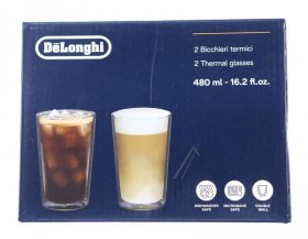 Container - Dlsc319 As00001404 Double Wall Thermal Glasses 480ml Set Of 2 [Delonghi]
