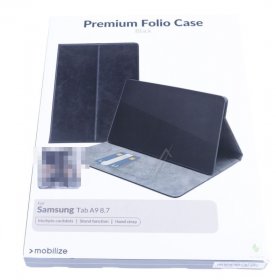Mobilize Leather Bag Gsm - 29392 Mobilize Premium Folio Case Samsung Galaxy Tab A9 8 7 Black
