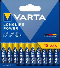Varta Aaa 1,5v Battery - Lr03 1 5v Alkaline Micro Suitable For Varta 10er Karton Longlife Power