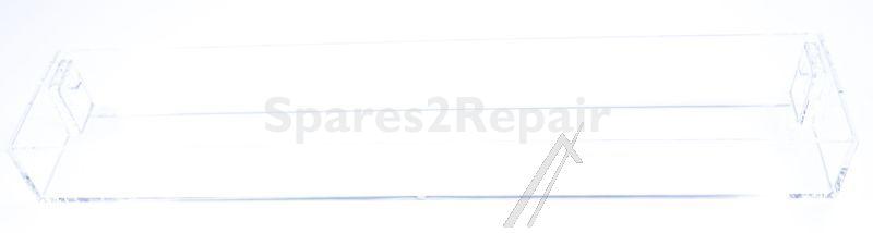 Refrigerator - Freezer Door Shelf - 4055516191 Balcony Transparent 368*91*9 [Electrolux Aeg]