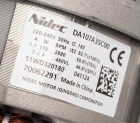 Haier Candy Hoover Motor - 70062291 Main Motor