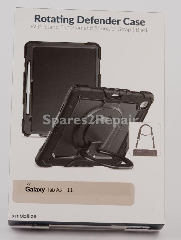 Mobilize Leather Bag Gsm - 29968 Mobilize Rotating Defender Case Stand Function For Samsung Galaxy Tab A9+ 11 Black