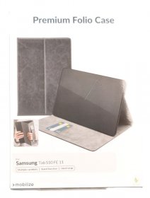 Mobilize Leather Bag Gsm - 80876 Mobilize Premium Folio Case Samsung Galaxy Tab S10 Fe 11 Black