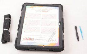 Xccess Leather Bag Gsm - 57571 Xccess Survivor All-round Case Samsung Galaxy Tab A9+-a11+ 11 Black (screenless)