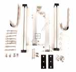 Schwaiger Fixings And Brackets - Solar Sogm0200 Railing Bracket For Solar Module 0-30° Adjustable Silver-colored