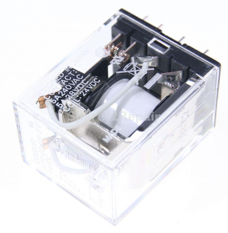 Omron Pcb Relay To 24v - 24vdc 5a-250vac My2-02-us-sv 24dc Relay 2 Changeover Contacts