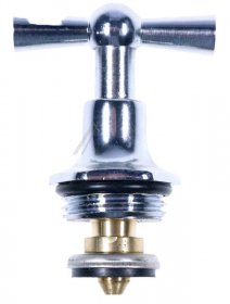 Outlet Valve - Knebelgriff-oberteil Messing Poliert Verchromt