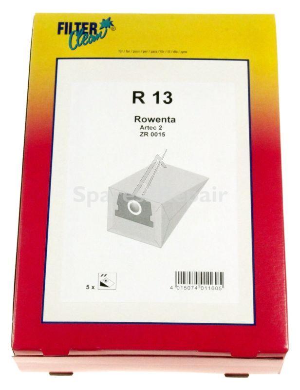 Filterclean Vacuum Cleaner Bags - R13 000754-k Dust Bag X5