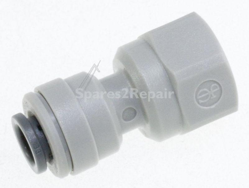 John Guest Hose Coupling For Drinking Water Systems - Pi451222s Female Adaptor - Push Fit X Nptf