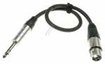 Jack Plug/xlr-socket - Rbfv003 Xlr Socket- Ks 6,3mm Stereo 0,3m