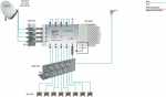 Axing Multi Switch - Spu 58-05 Multiswitch 5 In 8 Quad-lnb