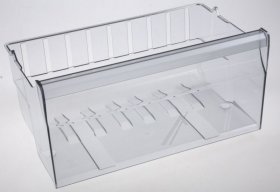 Freezer Drawer - C00323396 480132101145 Drawer Lower transparent Grey [Whirlpool Indesit]