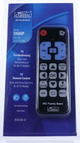 Classic Classic remote Controls - Irc Family Basic Irc84308-sh Zapper Remote Control For Sharp Tvs