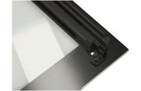 Oven outer Door - 140037379132 Front Glass Black 592x470mm [Electrolux Aeg]