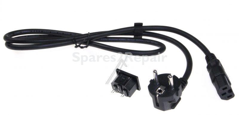 Mains Power Lead - Ts-01031100 Cord-removable+connector [Groupe SEB]