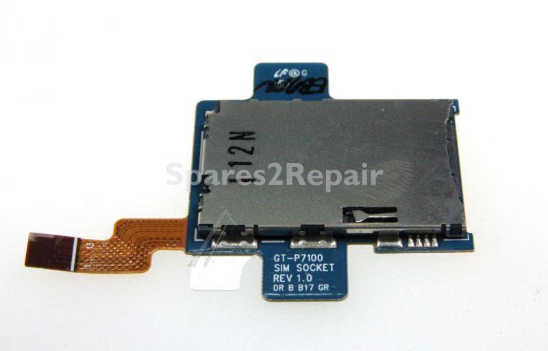 Samsung Fixings And Brackets - Assembly Etc-sim Socket Rfpcb(p7100) gt-p710