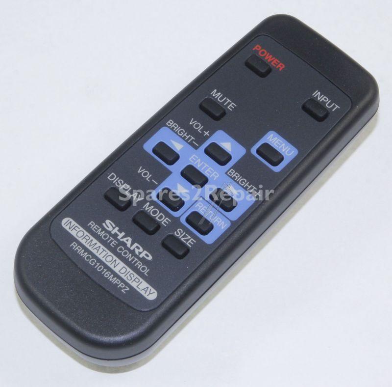 Sharp Ir remote Control - Rrmcg1016mppz Remote Control