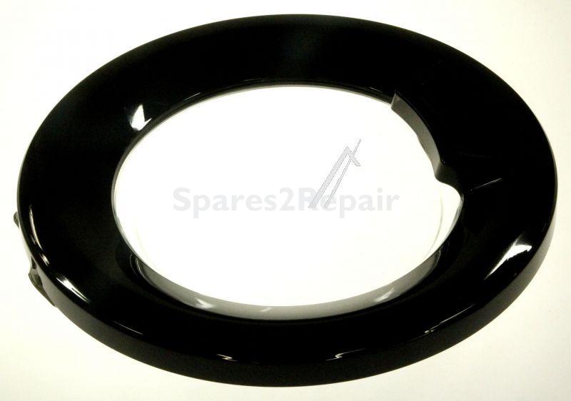 Flange Washing Machine Window - 42136789 Porthole Outer Plastic-d55-65-75 Black [Vestel]