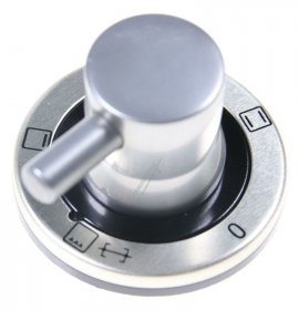 Ilve Button - Oven Switch Knob - Black-stainless Steel