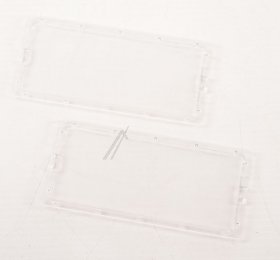 Lamp Cover - C00642344 488000642344 Lamp Cover Rectangular (2 Pcs) [Whirlpool Indesit]