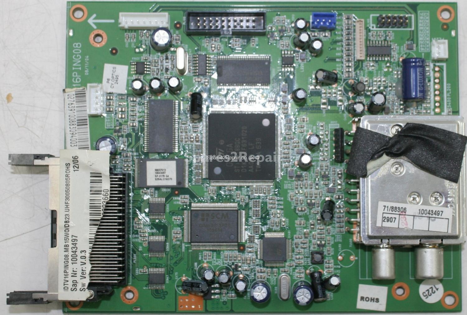 Bush IDLCD37TV25HD - Card Reader - 16PING08 - IDTV16PING08.MB 15W0-DB23.UHF 30050805