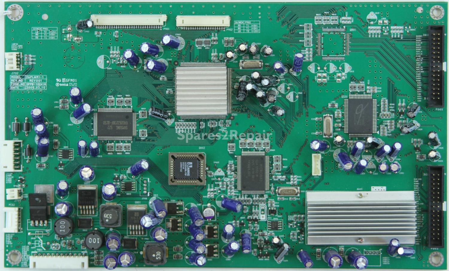 DMTECH LT26DTH - Video Board - 26PLWM1-1 - REV 001 - DPPB-10241A