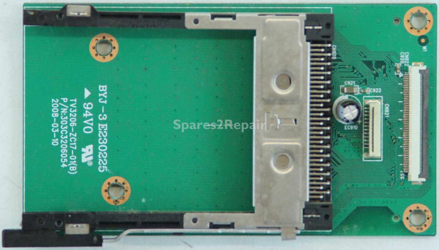 Dual LE26DDVD0801 - Card Reader - 303C3206054 - TV3206-ZC17-01(B)