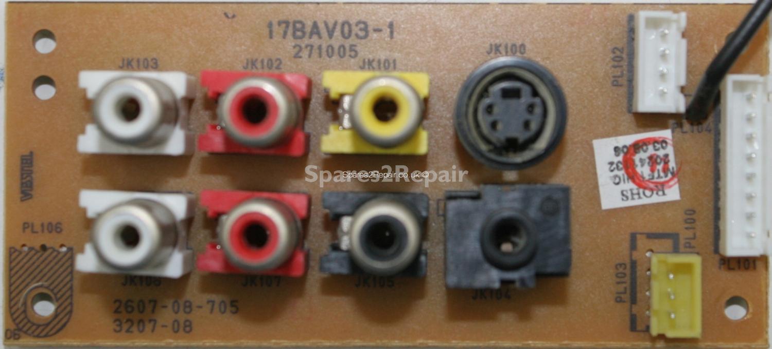 Hitachi 32LD6600B - Side AV - 17BAV03-1 - 271005