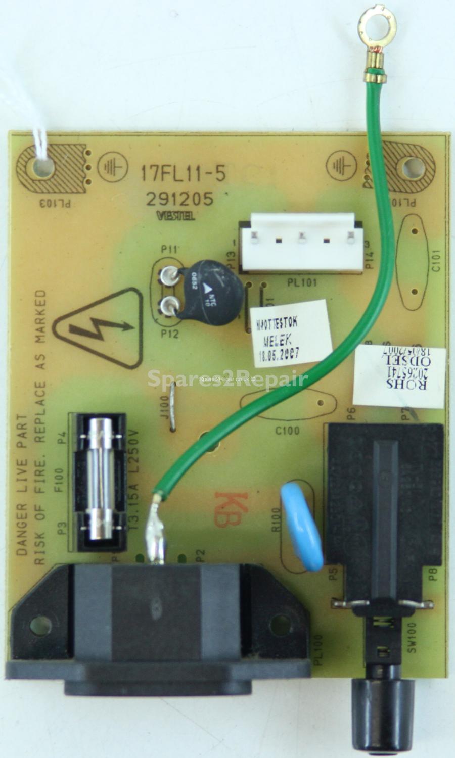 JVC LT-32DF7BK - AC Socket - 17FL11-5 - 291205 - 20265741 (With Cable)