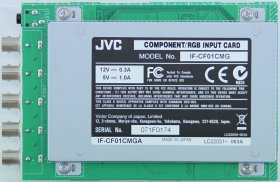 JVC GM-H40L2A - Input Board - LC22050-001A - LC22051-003A - LCA10655-01B