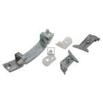 Compatible for Hoover Candy Aquaviva A, C, Holiday, KIT, Smart; Hoover ACM, HF, HP, HS, HW, PP, SE Performa Series Non-Bevelled Door Hinge & Fixing Kit